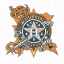 houston astros  tattoo design idea