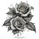 romeo and juliet theme and include " you and me babe, how about it" tattoo design idea