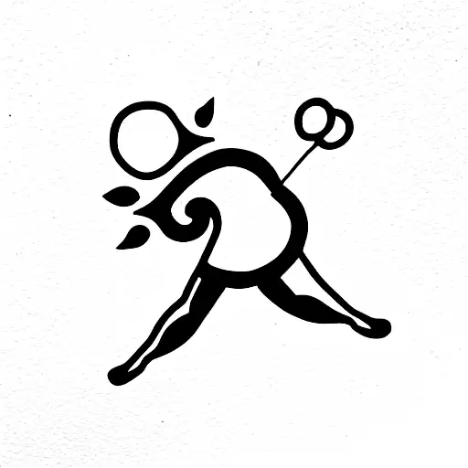 cheerleader tattoo design idea