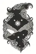 Kurdish nationalism 2x2=1 tattoo design idea