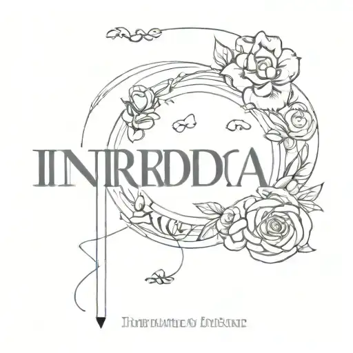 A  strikethrough list with the next text: Indra, ITR, Milkcrate tattoo design idea