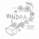 A  strikethrough list with the next text: Indra, ITR, Milkcrate tattoo design idea