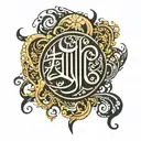 arabic calligraphy tattoo design idea