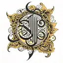 arabic calligraphy tattoo design idea