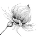 spider lily tattoo design idea