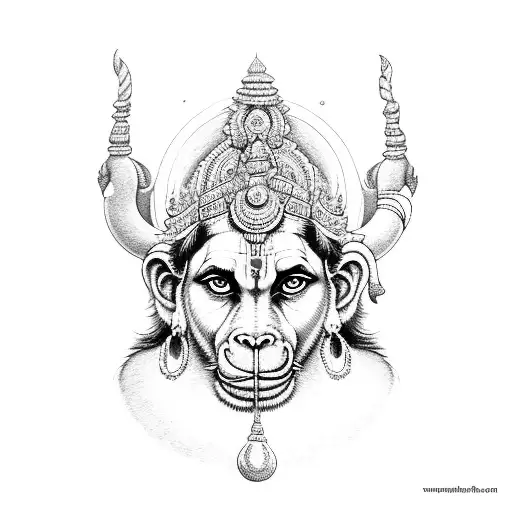 shri ram, Hanuman, lakshman  tattoo design idea