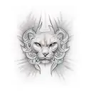 Never giving up tattoo design idea
