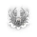 Never giving up tattoo design idea