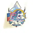 Never giving up tattoo design idea