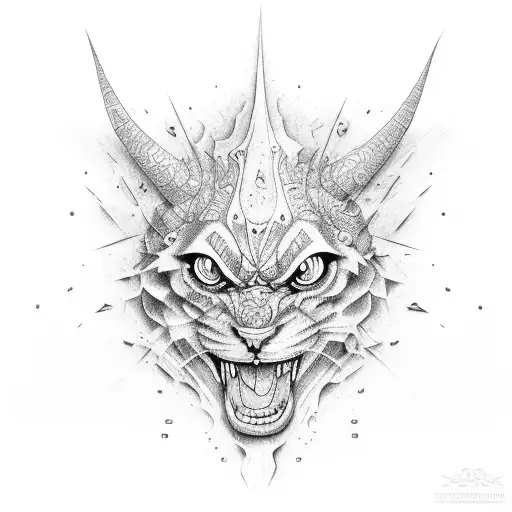 tiburon blanco tattoo design idea