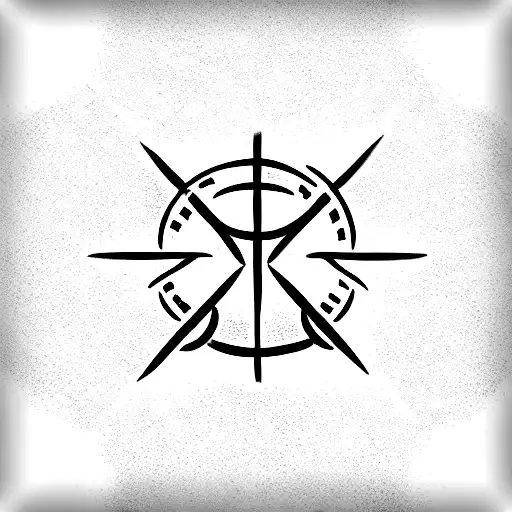 Scandinavian Viking Black Symbol Stock Vector - Illustration of runic,  celtic: 247173699