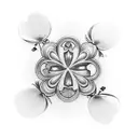 four-leaf clover tattoo design idea