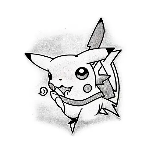 Pikachu tattoo design idea