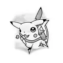 Pikachu tattoo design idea