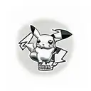 Pikachu tattoo design idea