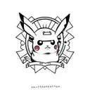 Pikachu tattoo design idea