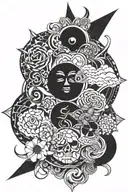 mind over matter tattoo design idea