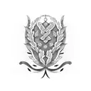 laurel wreath tattoo design idea