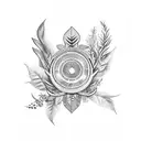 laurel wreath tattoo design idea