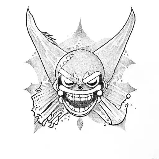 one piece nika tattoo design idea