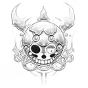 one piece nika tattoo design idea