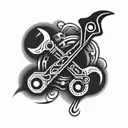 wrench  tattoo design idea