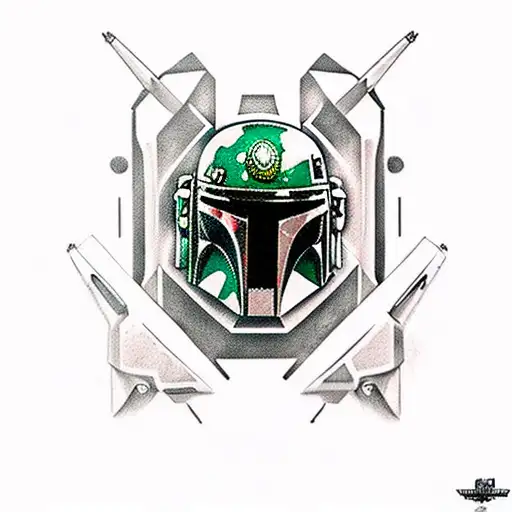 Boba Fett tattoo design idea
