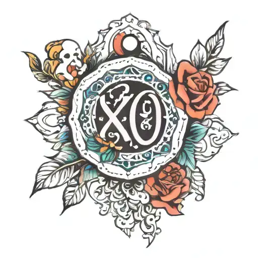 xo tattoo design idea
