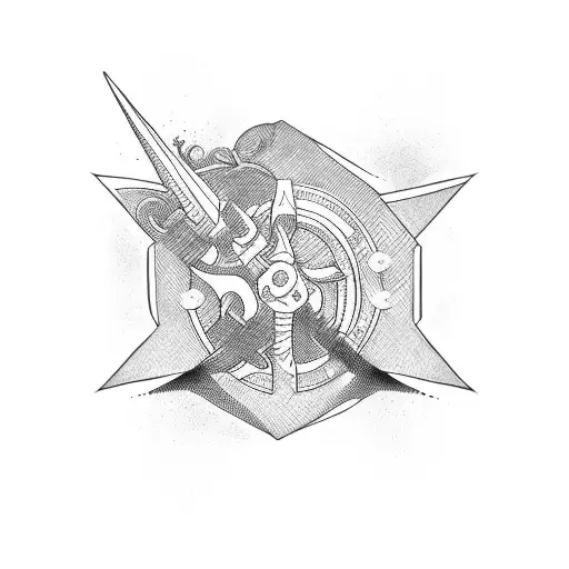 struggle never look back lost cause tattoo design idea