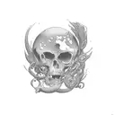 struggle never look back lost cause tattoo design idea