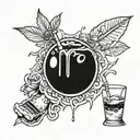 Juice Wrld 999 inspired tattoo incorporating musical elements tattoo design idea