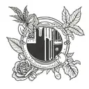 Juice Wrld 999 inspired tattoo incorporating musical elements tattoo design idea