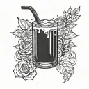 Juice Wrld 999 inspired tattoo incorporating musical elements tattoo design idea