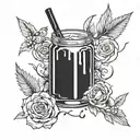 Juice Wrld 999 inspired tattoo incorporating musical elements tattoo design idea