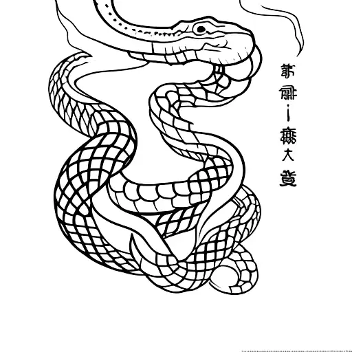 nosce te ipsum + snake tattoo design idea