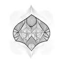 throat lines tattoo design idea