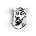 loyal to the game 2pac tattoo design idea