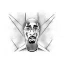 loyal to the game 2pac tattoo design idea