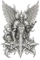 Warhammer  sanguinius tattoo design idea