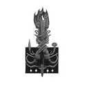 a viking with a sword tattoo design idea