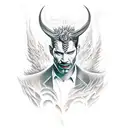 Lucifer Name tattoo design idea