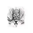 Lucifer Name tattoo design idea