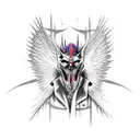 Lucifer Name tattoo design idea