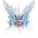 Lucifer Name tattoo design idea