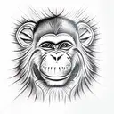 monkey tattoo design idea