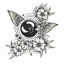 Change axis tattoo design idea