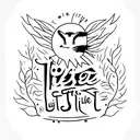 "i will still rise" write with a minimal font tattoo design idea