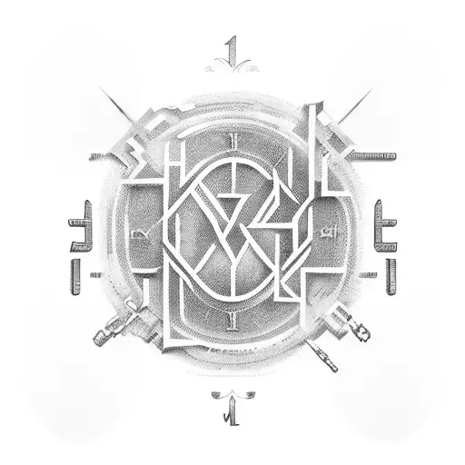 roman numerals of 9 March 2023 that's connected to a music bar tattoo design idea