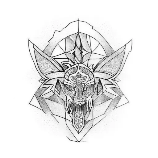 biblical  tattoo design idea