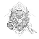 biblical  tattoo design idea